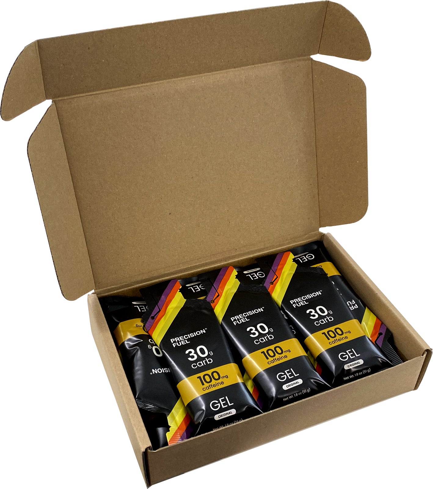 PF 30 Caffeine Gel (caja con 15 unidades, $4390 por unidad)